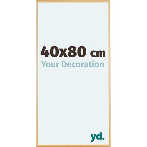 yd. - Cadre photo 40x80 - Or Vintage - Aluminium - Kent
