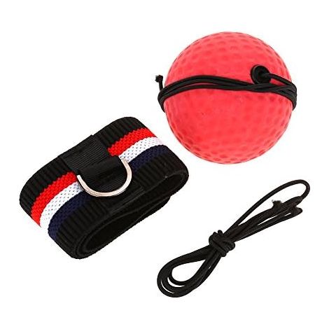 Ballon de Boxe Réflexe Ballon de Combat avec Bandeau de Tête pour La Formation de Vitesse Réflexe Punch Exercice Entraînement (1/5)