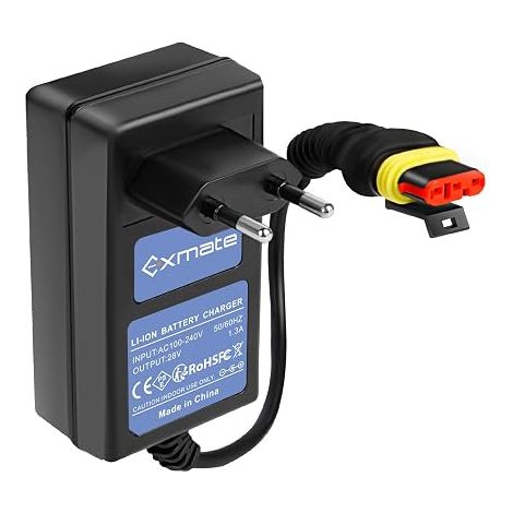 28V 1.3A Battery Charger Compatible with Automower 105 305 310 315X 405X 415X, Charger for 2016+/Sileno 2018 Lawnmower (1/5)