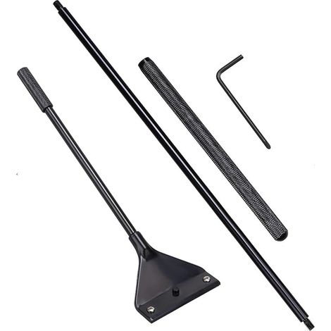 Algae Scraper for Aquarium with Stainless Steel Replacement Blades Cleaning Tool Kit Aquarium Glass Fish Tank (1/3)