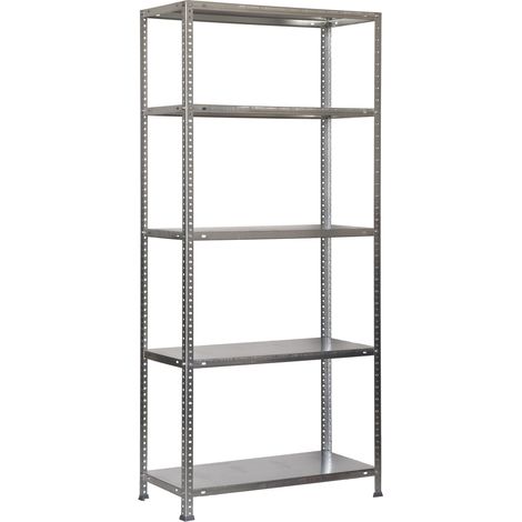 Simonrack Mensola moderna argento 5 livelli metallo
