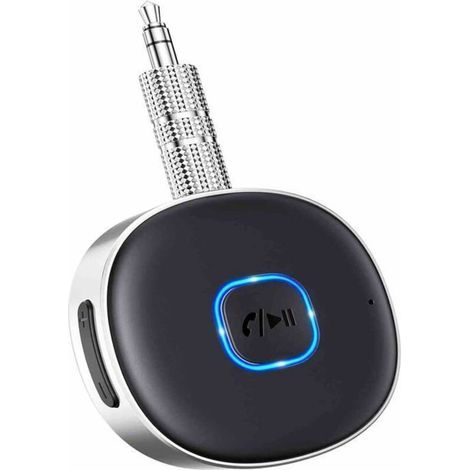 Récepteur Bluetooth Voiture - Adaptateur Bluetooth 5.3 - 3.5mm AUX - 16H - pour TV Voiture Chaîne HiFi Casque Enceinte - (1/4)