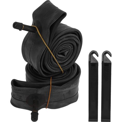 2 pièces Chambre à Air en Caoutchouc Butyle pour Vélo, Haute Étanchéité, Jante 22x1.75/2.125 Pouces (1/5)