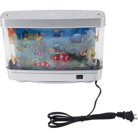 Lampe d'aquarium artificielle lumière LED compacte faux Aquarium décoratif pour enfant adulte
