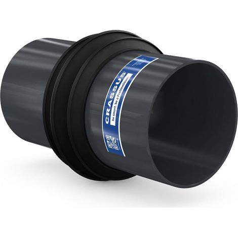 CR Futterrohr FE DN 80, L: 50cm bis 2,5 bar, 3-Stegdichtung, PVC