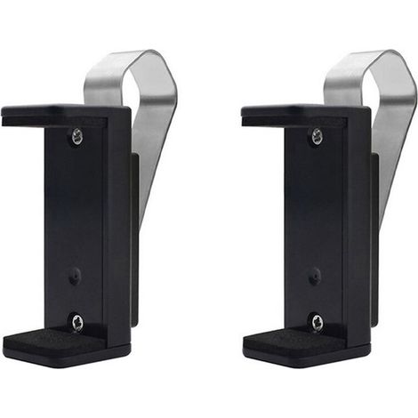 Adatto per 2 clip per chiavi auto, clip per alette parasole auto, telecomandi regolabili per porte da garage (47-67 mm), clip per telecomandi da garage