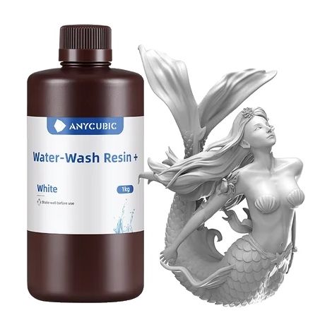 Resina para impresión 3D, bajo olor, alta precisión, 1 kg BLANCO (1/2)