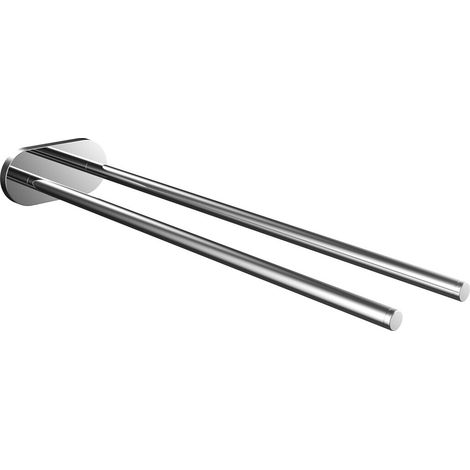 emco porte-serviettes rond, 2 bras, rigide, 400mm, 435000140, (1/5)