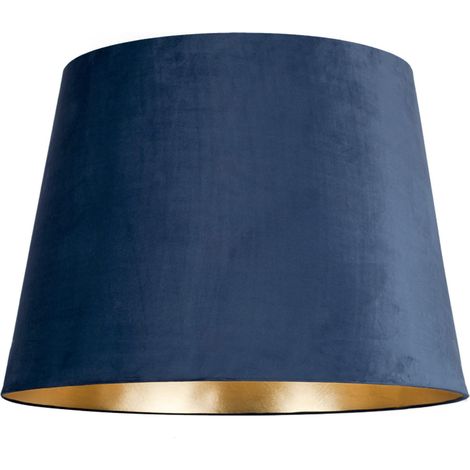 Paralume a cono in velluto blu/oro E27 Nowodvorski CONE