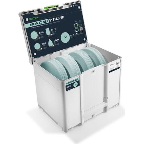 Festool Schleifmittel-Systainer³ Granat Net D225 GR NET SYS (1/5)