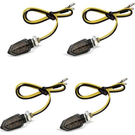 4x Clignotants moto LED Lumitecs KP8 teinté (1/3)