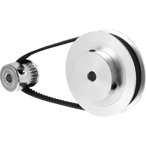 Poulie Synchrone 2gt 1: 3 20 Dents 60 Dents en Alliage D'aluminium (1/5)