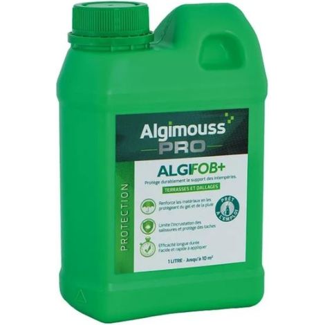 ALGIFOB+ - 1 LITER - Wasser- und fettabweisendes Imprägniermittel für Böden, Fliesen ALGIMOUSS - 048001