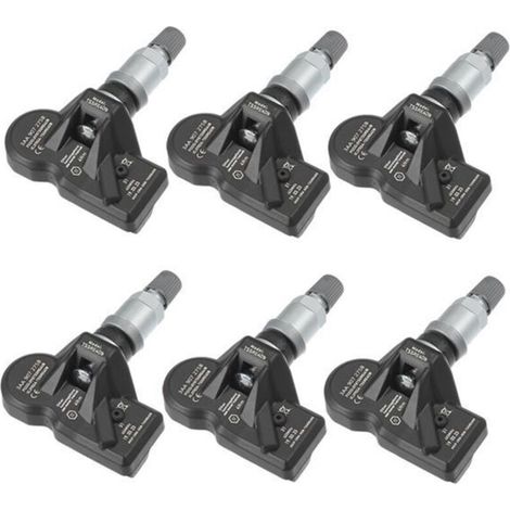Disponible en 6 couleurs : noir et argent matériaux : métal et plastique. Capteur de pression des pneus (PMS) pour automobiles. (1/5)