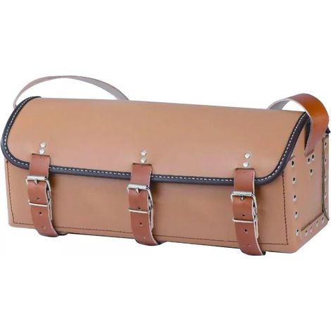Sac à outils de plombier en croûte de cuir