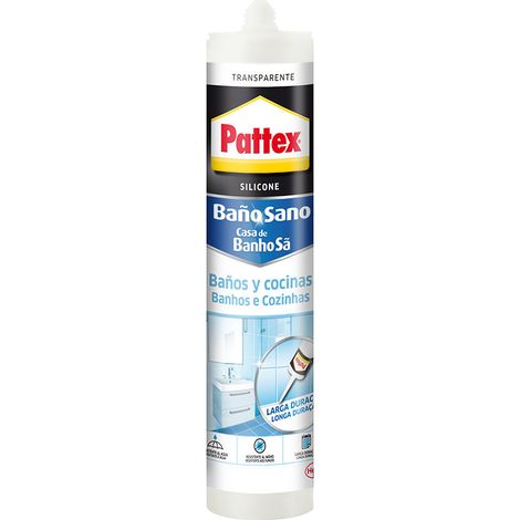 Silikon pattex 1965762 wasserdicht einfache Anwendung 280 ml (1/2)