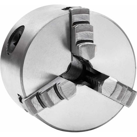 3 Jaw Self-Centering Lathe Chuck 80 mm Steel vidaXL