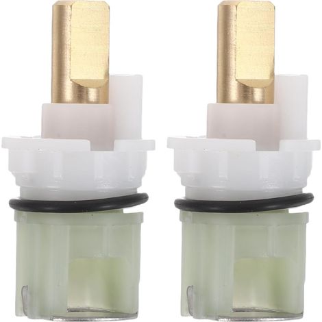 Kit de Tige de Valve de Robinet Rp25513, 2 Pièces, Blanc (1/5)