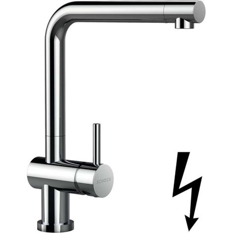 SCHOCK Epos - Spültischarmatur, klappbar für Vorfenstermontage, Chrom 540008CHR (1/3)