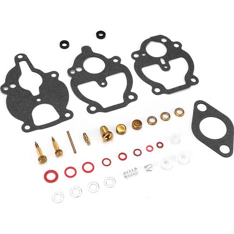 Le kit de réparation de carburateur professionnel en métal et caoutchouc R121 convient aux tracteurs Farmall K2112, IH Wisconsin, Allis/Oliver et autres marques.