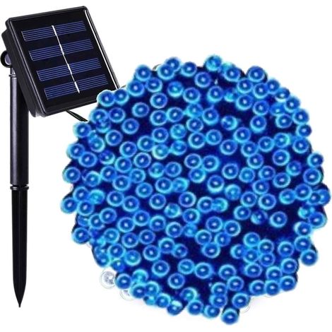 1 Guirlande lumineuse solaire, 8 modes, autonomie 6-12h, portable, pour jardin, Noël (1/5)