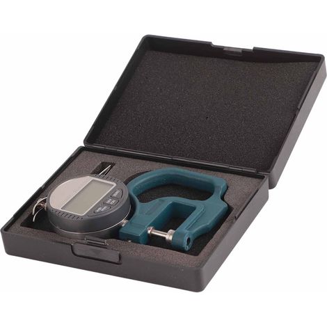 Digitales Dickenmessgerät für Papier, Leder und Stoff, Messbereich 0–12,7 mm, Schrittweite 0,01 mm (1/5)