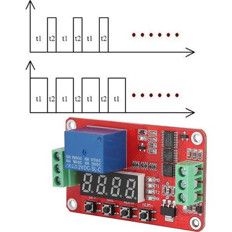 Multifunktionales Endlos-Timermodul mit automatischer Verriegelung und FRM01-Relais (1/5)