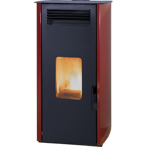 Stufa a pellet ad aria ventilata 6kw Laminox Ada  Bordeaux