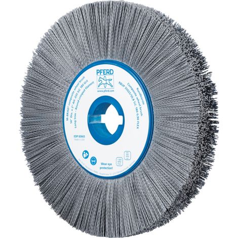 PFERD TOOLS COMPOSITE FLEX Rundbürste RBUP Ø 350x25x50,8 mm Bohrung SiC-Filament-Ø 0,90mm Korn 180 stationär (1/4)