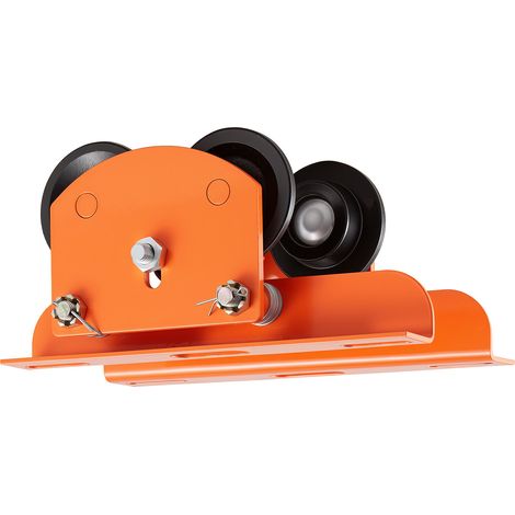 Mophorn Carro manual para polipasto eléctrico, capacidad carga 0,5 t, compatible PA200, PA250, PA300, PA400 y PA500, diseño empuje, ruedas dobles, ancho brida 68 a 110 mm, vigas en I rectas y curvas. (1/5)