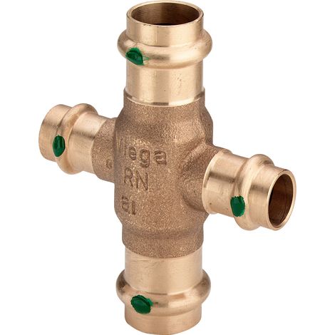 Traverse avec SC Profipress Therm 2244 en laiton rouge 22x15x22mm