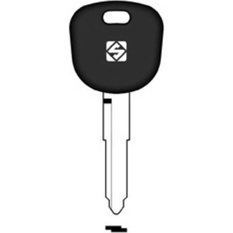 2 x SILCA MAZ24RTE CHIAVE TRANSPONDER VUOTA OTTONE