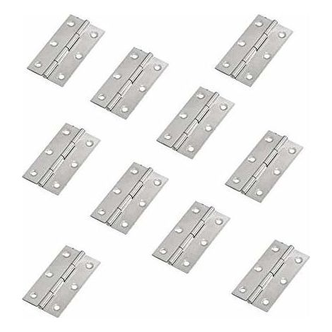 10 pcs en acier inoxydable meubles de maison matériel Charnière de porte Long 32 cm x 44 cm, (1/5)