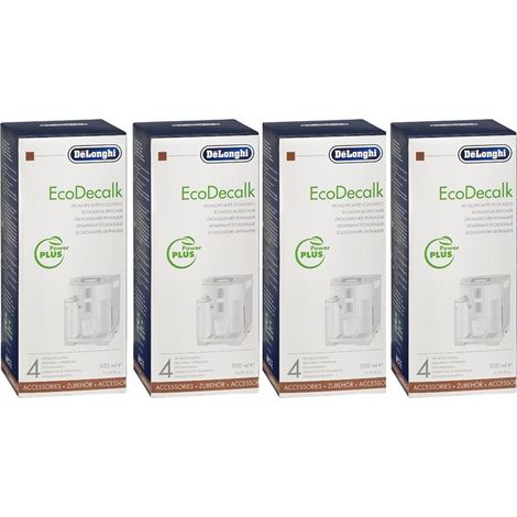 4 x DeLonghi SER 3018 EcoDecalk Entkalker für Kaffeevollautomaten