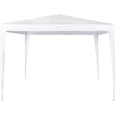 Cenador desmontable de jardín 300x300x250 cm blanco Aktive (1/5)