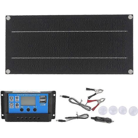 Kit de panneau solaire 600 W 18 V avec contrôleur de chargeur de batterie 100 A pour l'agriculture en extérieur (1/4)