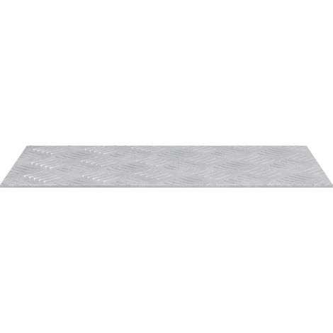 Nez de marche Rectangulaire 2 pcs Argenté 50 x 25 cm Aluminium (1/4)