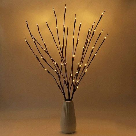 Light twigs / decorative twigs brown with 20 LEDs (1/5)