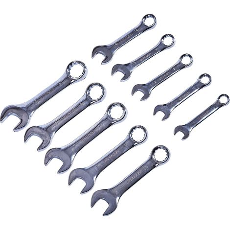 10pc Stubby Combination Wrench Set - K2001 (1/3)