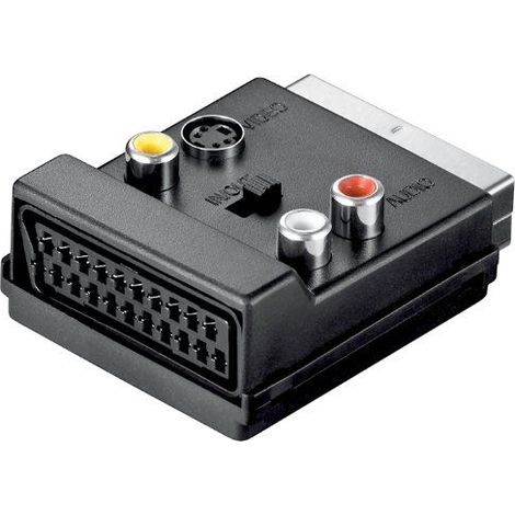 Goobay AVK 198 SCART (21-pin) 3 x RCA + S-Video Nero (1/4)