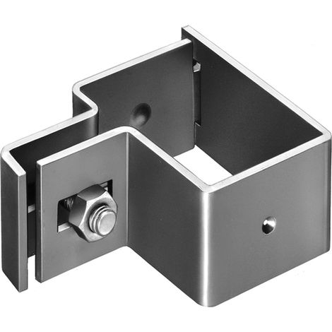 ALBERTS Endschelle für Vierkantpfosten, feuerverzinkt, für Pfosten 60x40 mm (1/3)