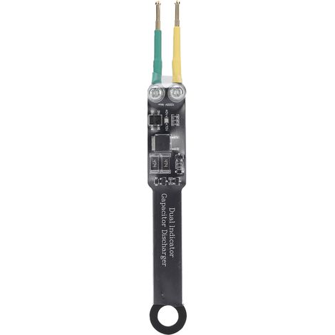 Ortviai Déchargeur de Condensateurs Portatif 1000 V AC/DC avec Affichage LED et Espacement Réglable des Pointes