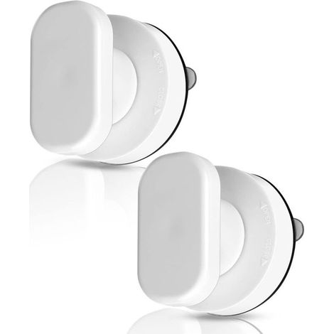 Suction Cup Door Handle: 2 Pieces Suction Cup Handle, Bay Window Suction Handles with Strong Suction Cup, Suitable for Cabinets, Glass Doors, Drawers, Toilet Lid (White) (1/5)