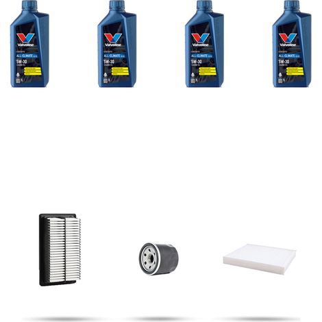 Kit tagliando 3 FILTRI e 4L OLIO compatibile con Hyundai Kona 1.0 T-GDI 88kw dal 2017 (1/5)