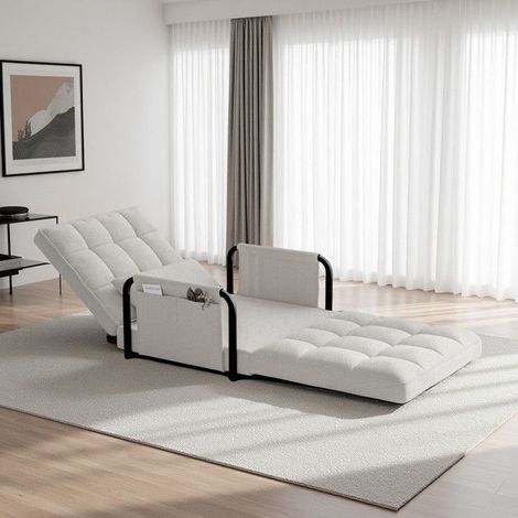 Schlafsofa - 5 verstellbare Positionen - Schafwolle - 180x68cm - Multifunktional