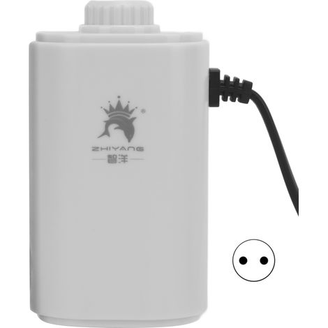 Pompe à Air d'aquarium à double sortie, Rechargeable, Portable, oxygène à faible bruit, prise ue 220-240V (1/5)