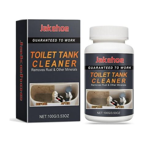 Nettoyant WC en poudre anti-calcaire et antirouille, détartrant cuvette sans frotter, agent oxygène actif pour toilettes, élimine dépôts minéraux, 1 sachet. (1/5)