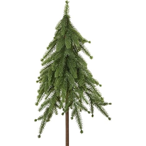 Everlands künstlicher Mini-Baum Kunststoff Ø 20 x 50 cm grün
