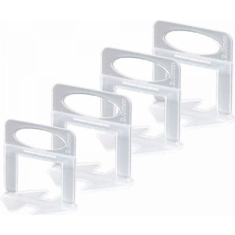 mm Fliesenausgleichseinsatz, zur Verlegung von Boden- und Wandfliesen, geeignet für Fliesen mit einer Dicke von 3 bis 13 mm (200 Stück)