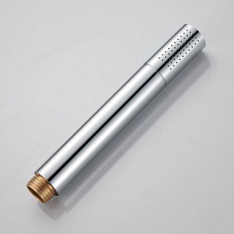 Pommeau De Douche - Laiton Et Acier Inoxydable - Effet Pluie Massage Spray - Portable - 1 Pièce (1/4)